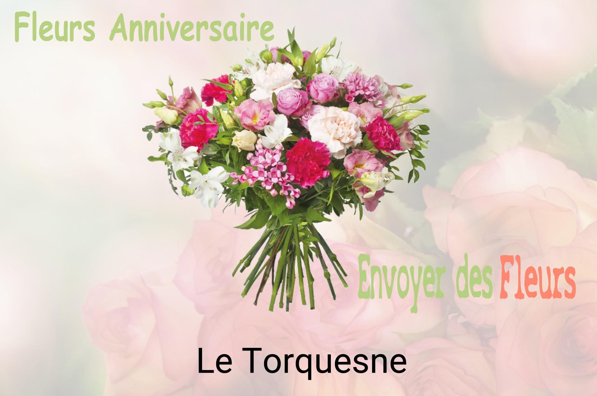 Bouquet de fleurs d’anniversaire livré à Le Torquesne