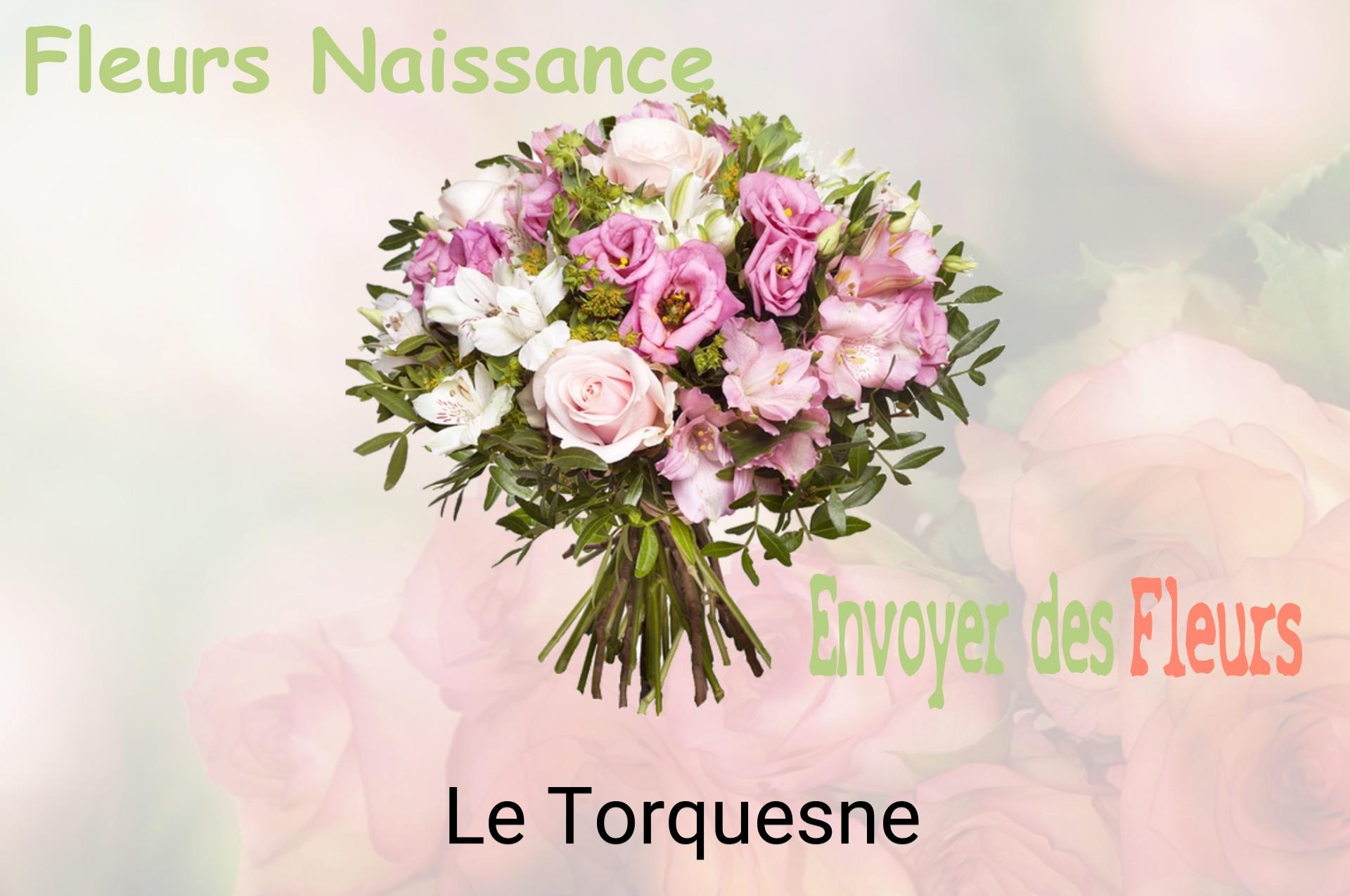Bouquet de fleurs de naissance livré à Le Torquesne